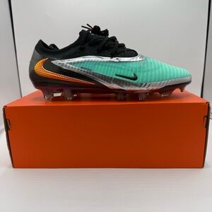 NIKE PHANTOM ELITE FG SAMPLE CLEATS MENS SIZE 11.5 CHROME/BLACK IH3737-001